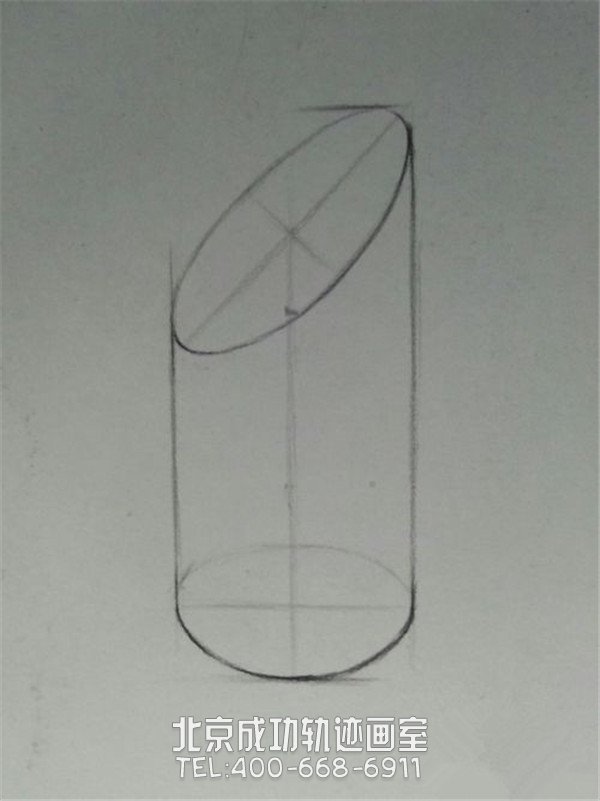 切面圓柱素描畫(huà)法步驟