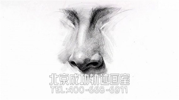 素描鼻子畫(huà)法步驟圖片教程