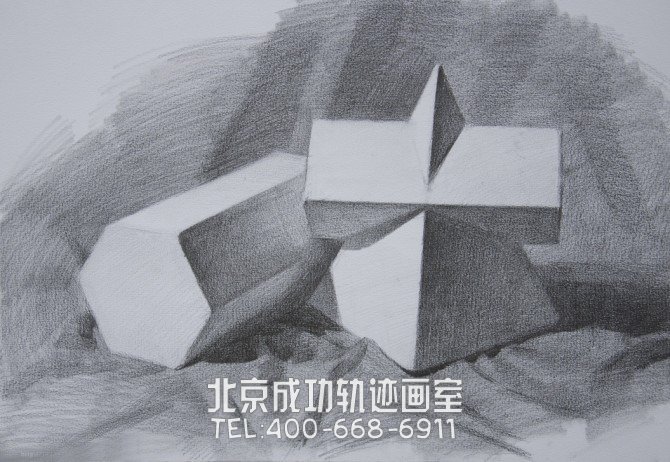 素描幾何體畫(huà)法步驟