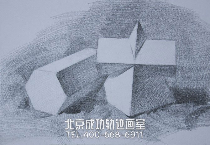 素描幾何體畫(huà)法步驟