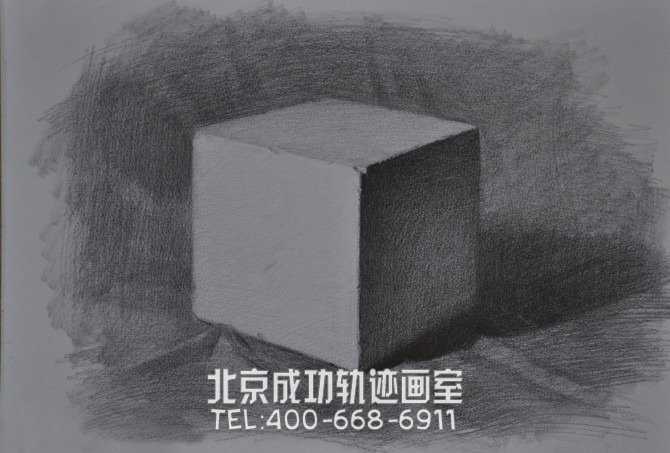 素描幾何體畫法步驟