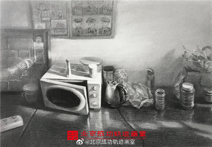 北京成功軌跡畫(huà)室素描作品