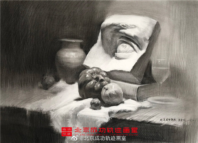 北京成功軌跡畫(huà)室素描作品